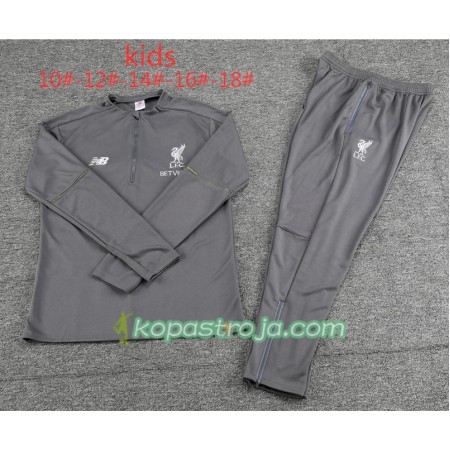 Liverpool Barn Tränings Sweatshirtställ Grå 2018/19